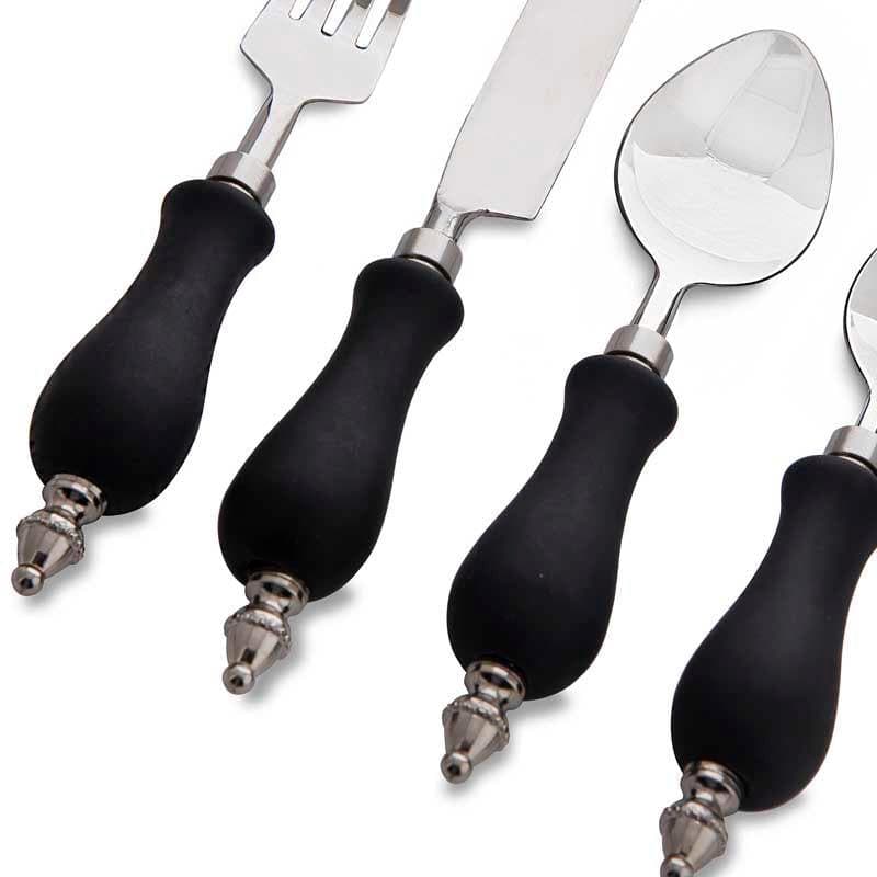 Coover Cutlery (Black) - Set Of Sixteen media 4