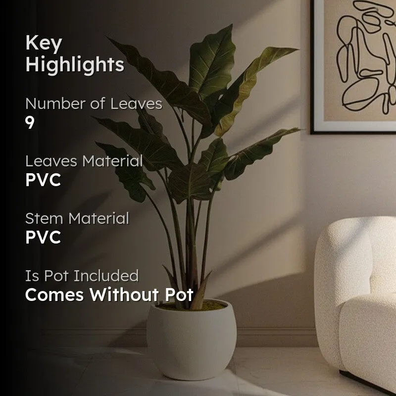 Artificial Monstera Plant Without Pot - 3.9 Feet media 2