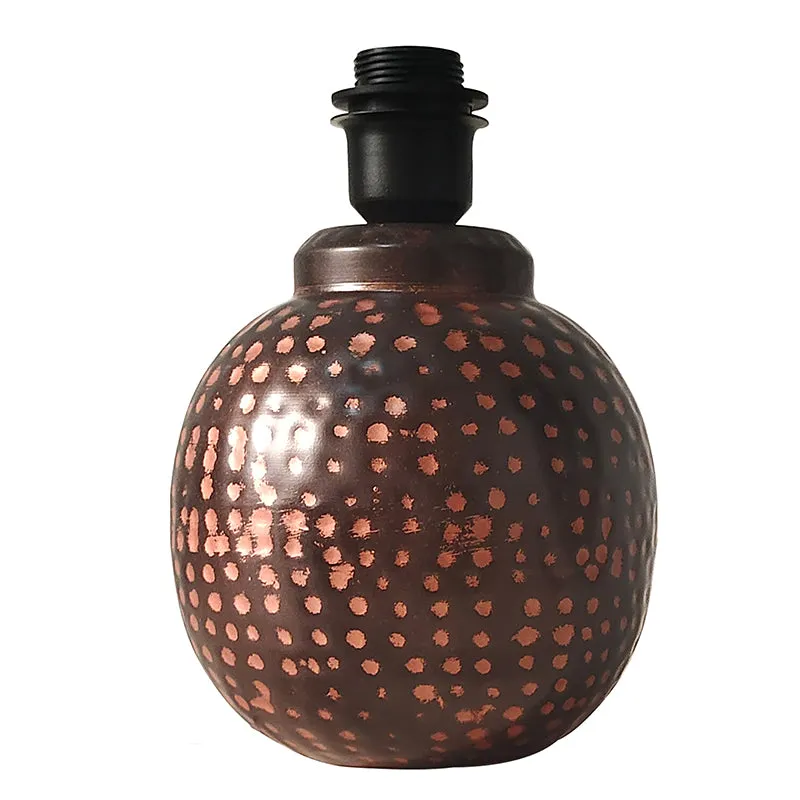 Spire Metal Fabric Table Lamp - Grey,Brown media 4