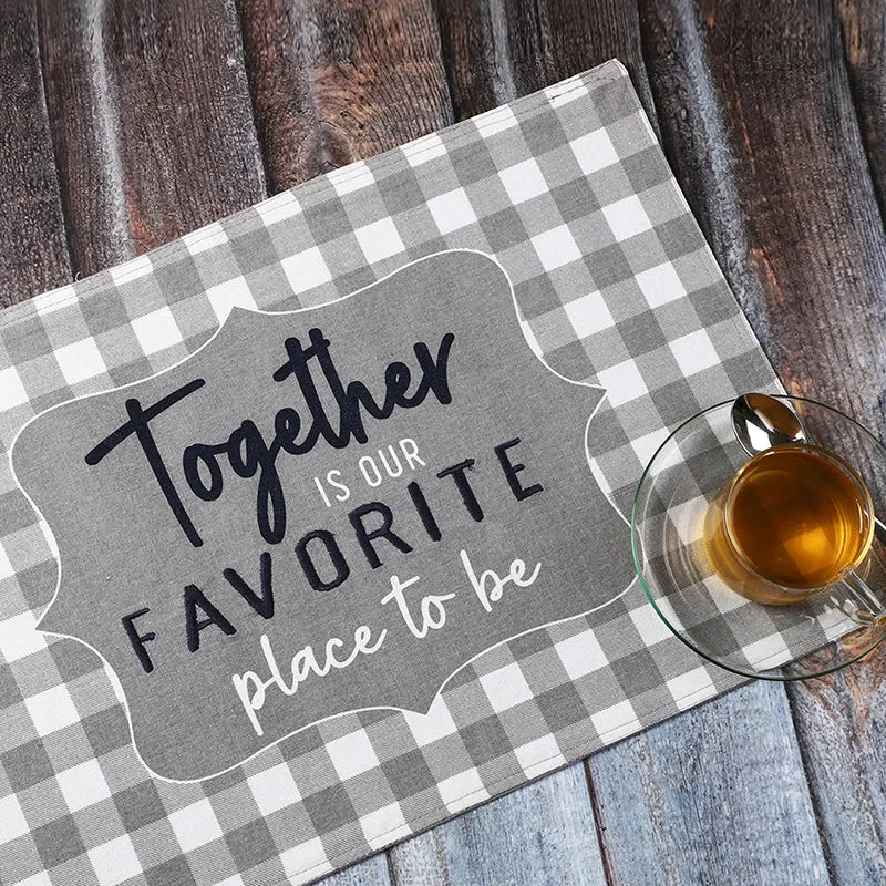 The Heart of Home Cotton Table Mat - Set Of Two media 4