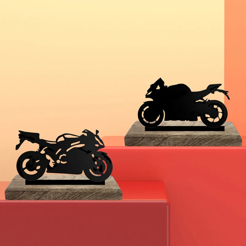 Motohead Silhouettes Showpiece - Set Of Two media 3