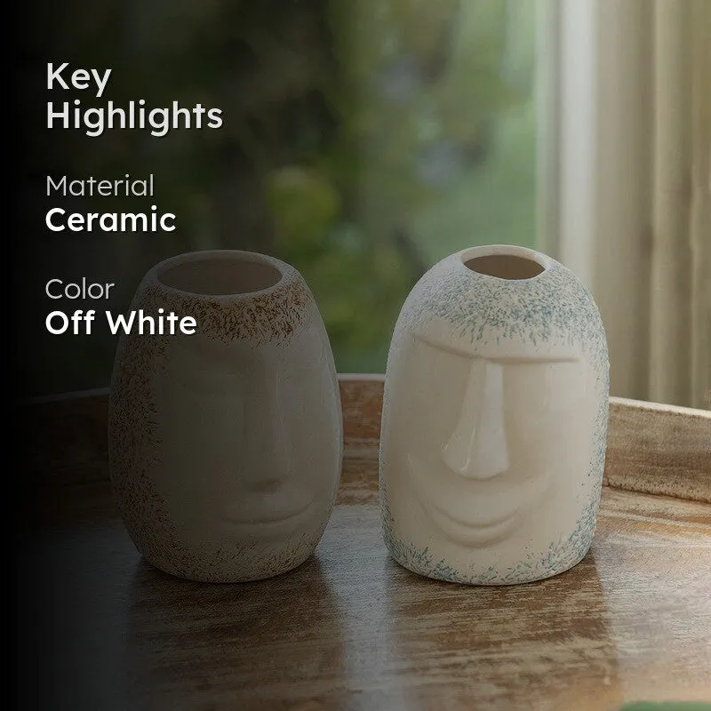 Vera Ceramic Vase - Set Of Two media 2