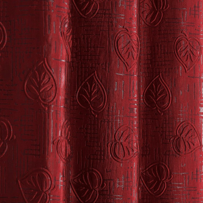 Dream Drape Curtains (Maroon) - Set Of Two media 6