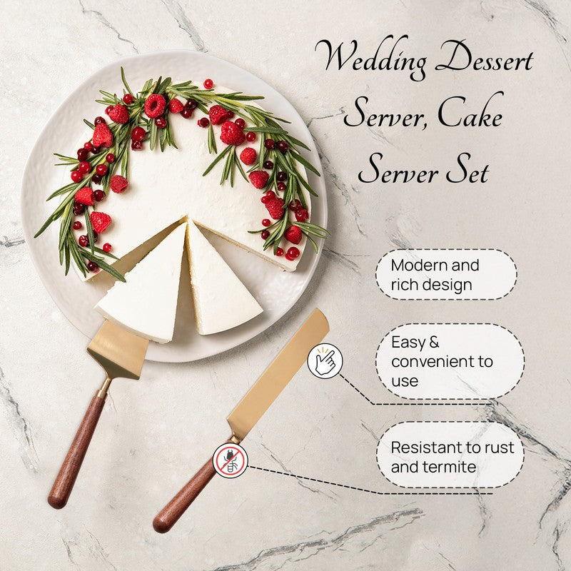 Brawnie Cake Server - Set Of Two media 4