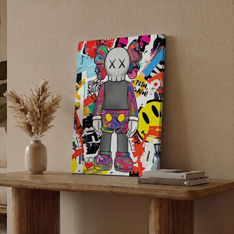 Doodle Dune Canvas Wall Painting