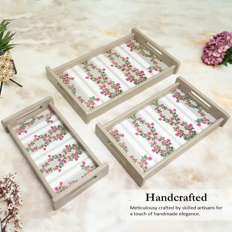 Zeyla Wooden Serving Tray - Set Of Three media 3