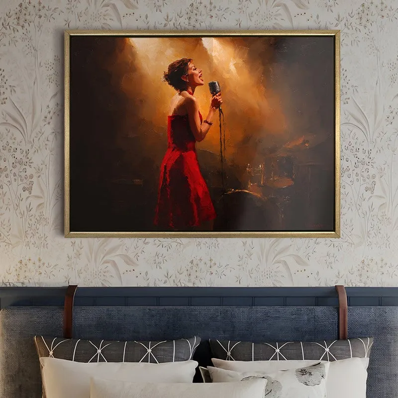 Soulful Notes Canvas Wall Painting With Frame media 5