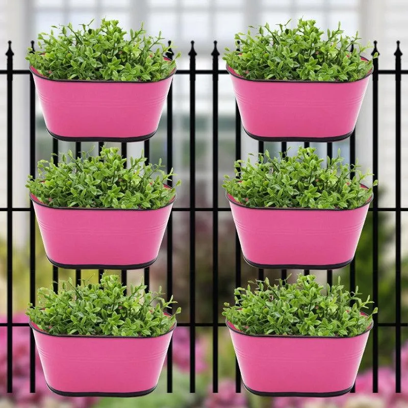 Blossom Bud Planter (Pink) - Set Of Six media 1