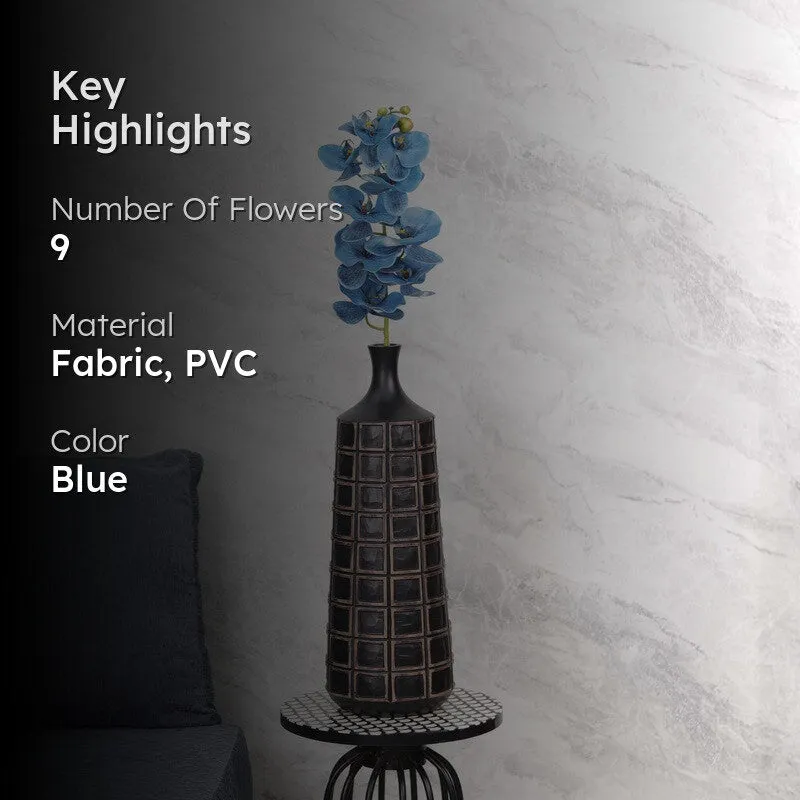 Decorative Artificial Orchids Flowers Stick - Blue media 2