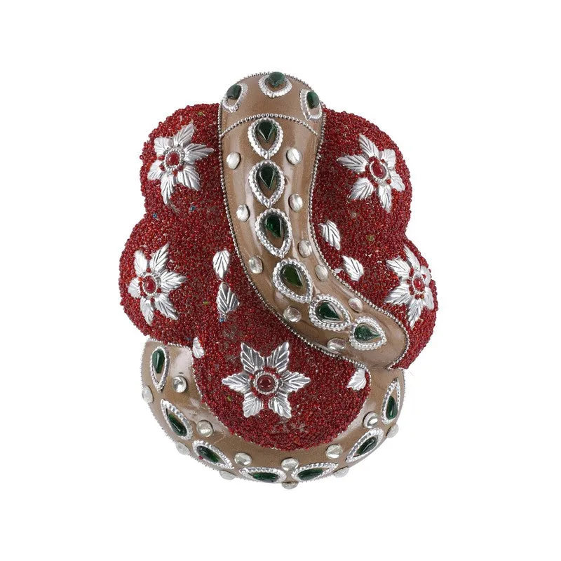 Vighnaharta Glow Glass Wall Lamp - Red media 6