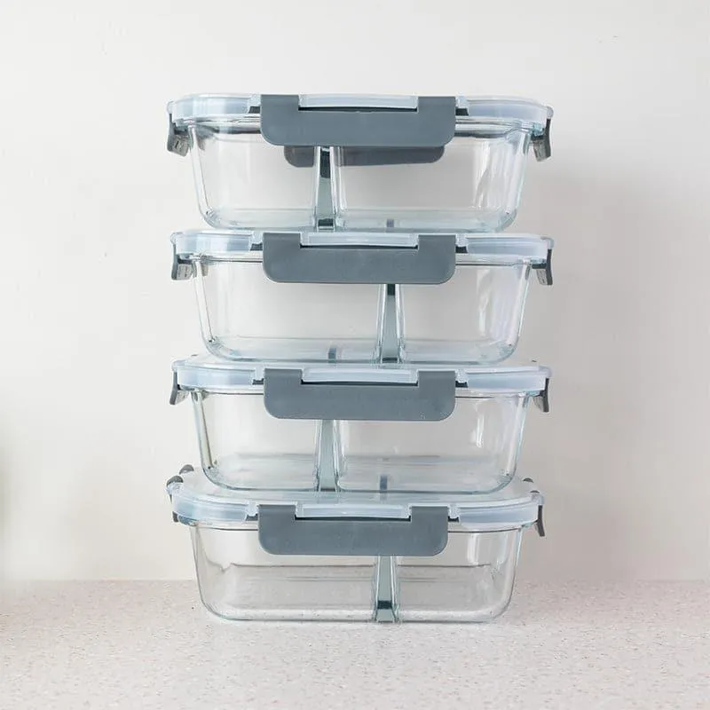 Flavour Tight Glass Lunch Box (1050mL) - Set Of Four media 3