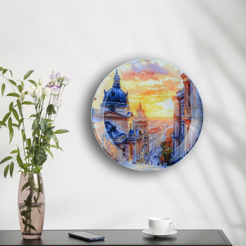 City Sunset Iron Wall Plate