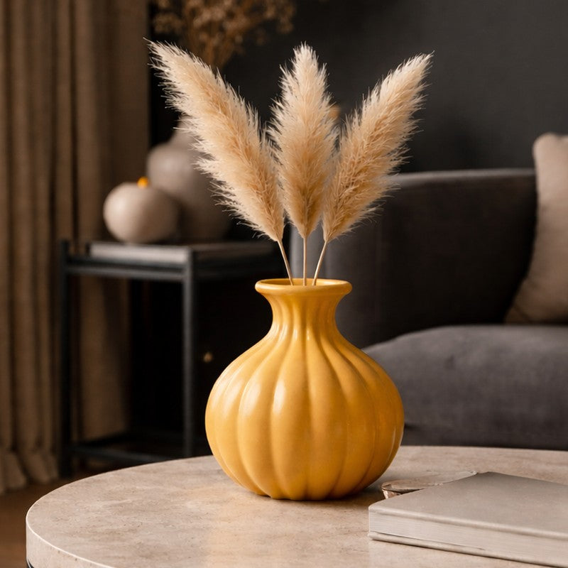 Sunbeam Ripple Ceramic Vase