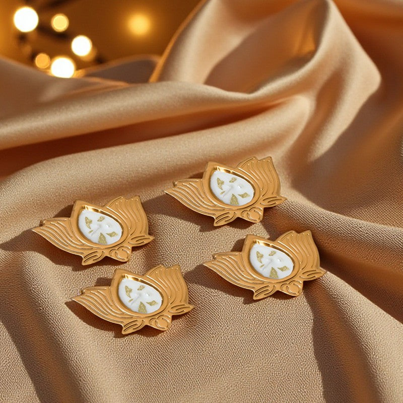 Velune Lotus Candle - Set Of Four