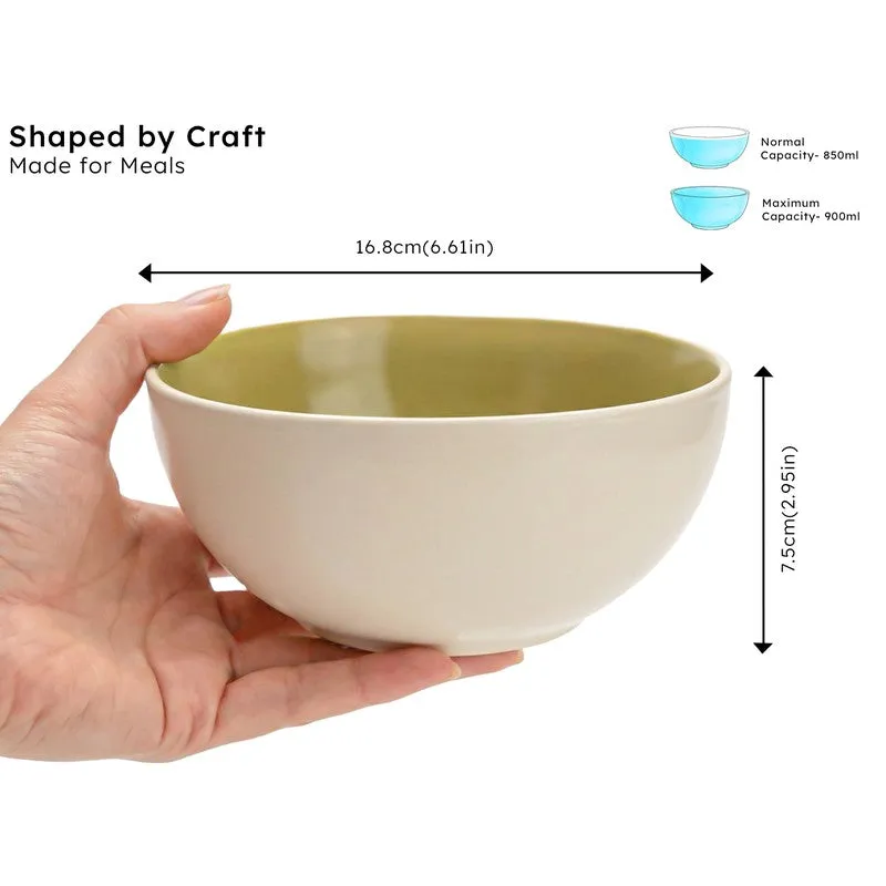 Ceresso Ceramic Serving Bowl (900 mL Each) - Set Of Two media 6