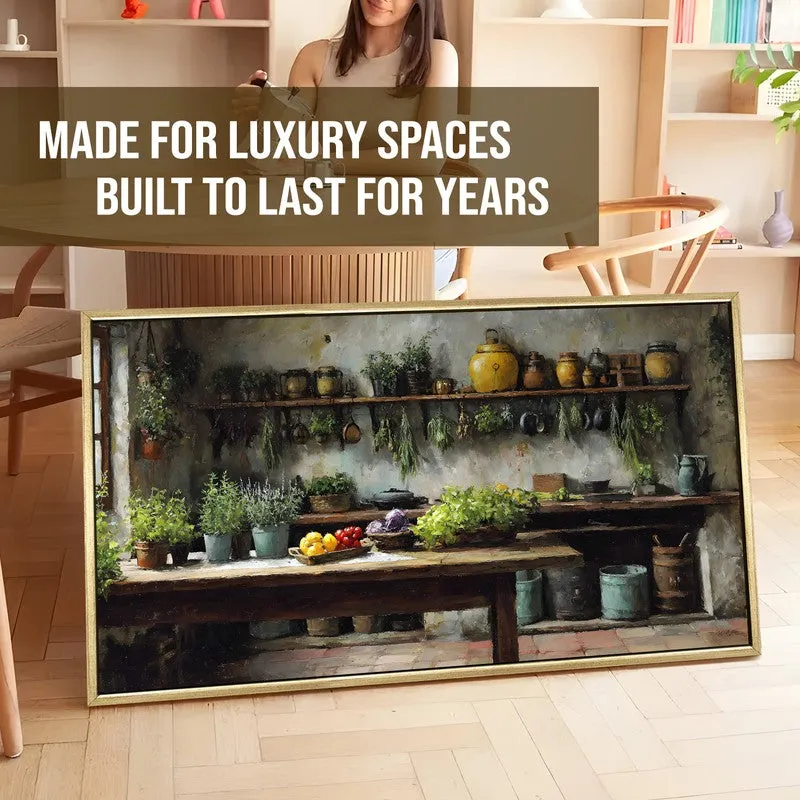 Herb Garden Canvas Wall Painting With Frame media 5