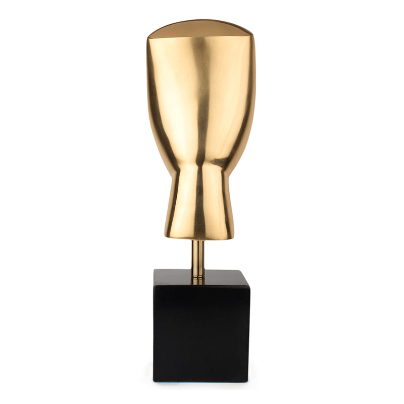 Muse Mundane Head Showpiece - Gold media 5