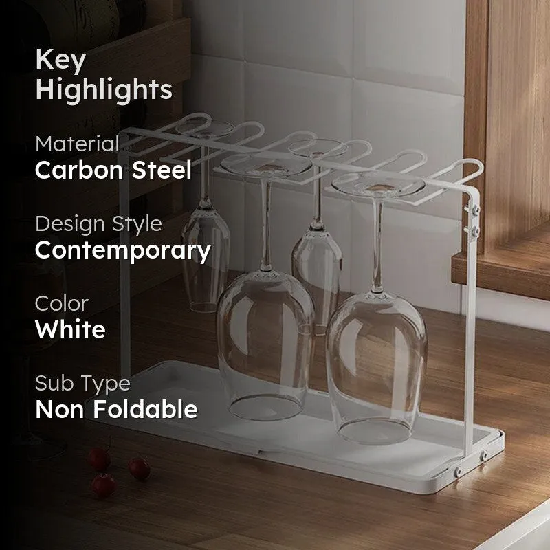 Amco Wine Glass Organizer - White media 2