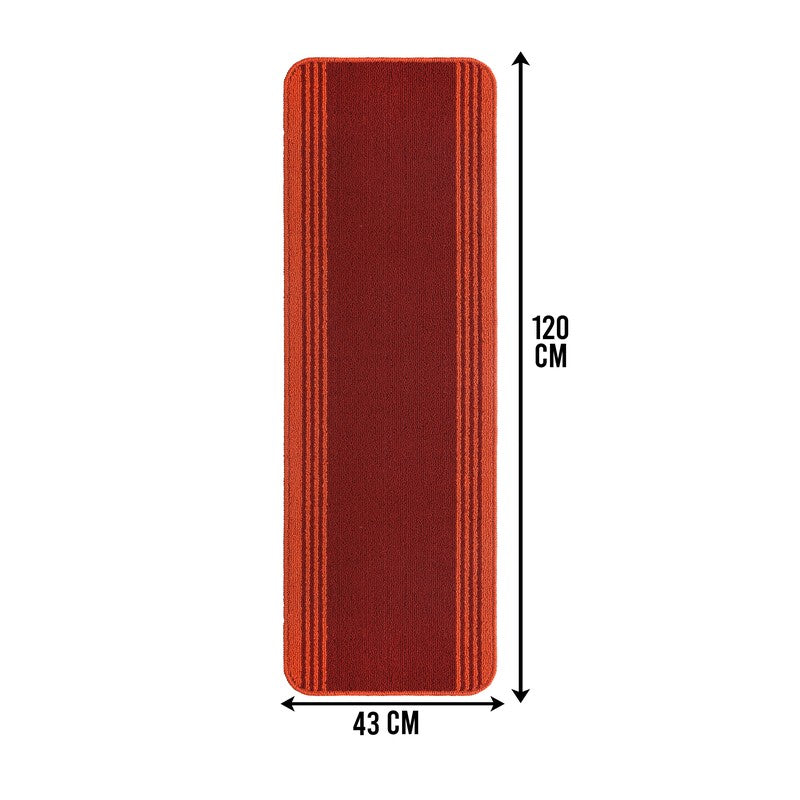 Stripe Haven Kitchen Floor Mats (Red) - Set of Two media 7