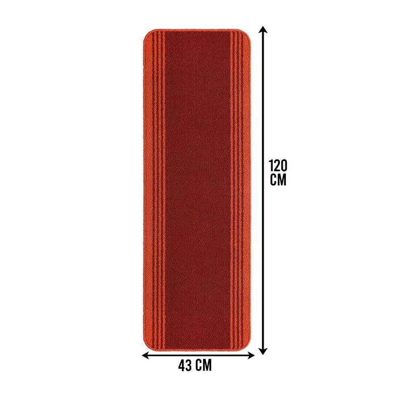 Stripe Haven Kitchen Floor Mats (Red) - Set of Two media 7