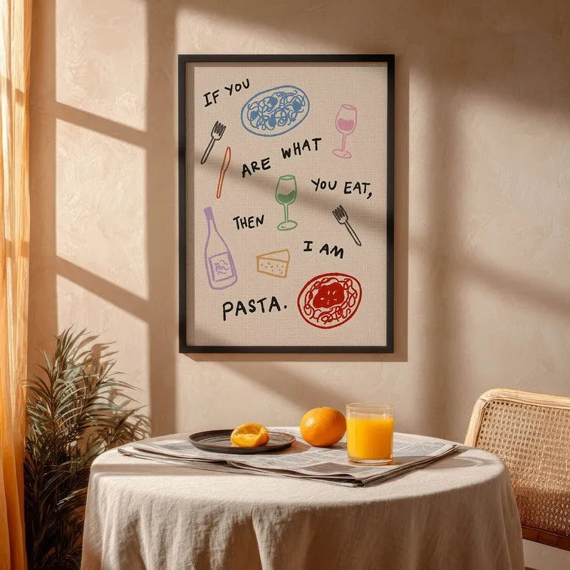 Slurp Scene Archival Canvas Wall Art - Black media 4