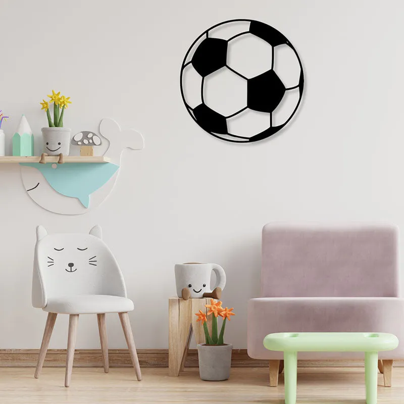 Football Game Black Iron Wall Accent media 1