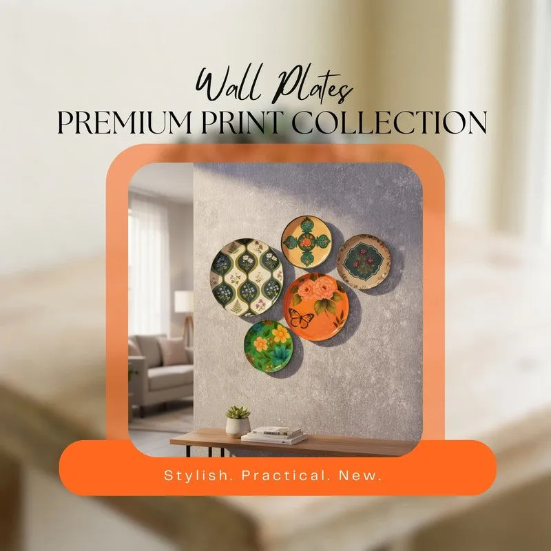 Natures Wings Wall Plate - Set of Five media 9