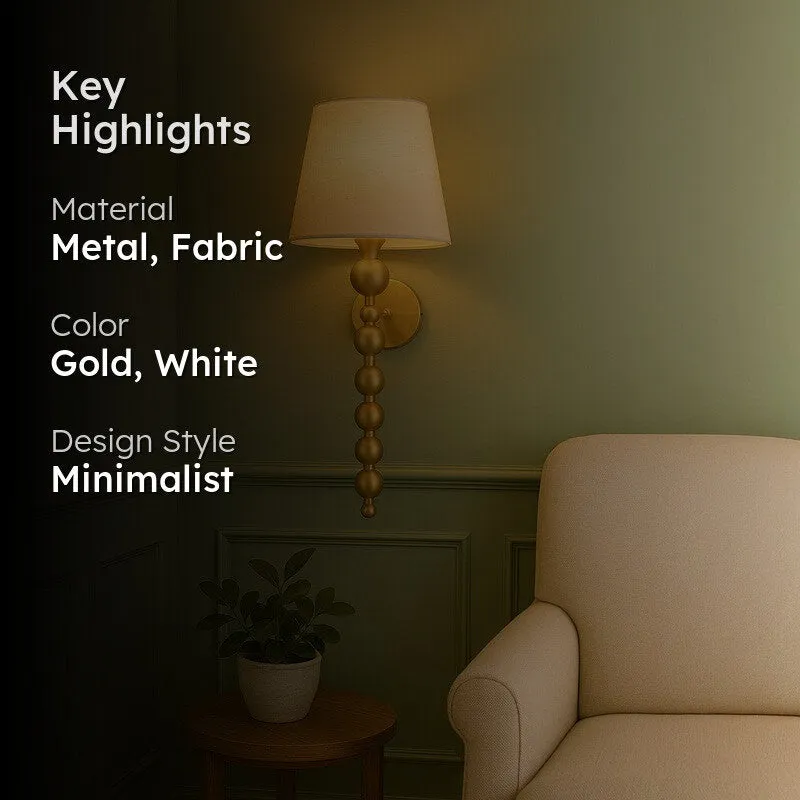 Zenora Curve Metal Wall Lamp media 2
