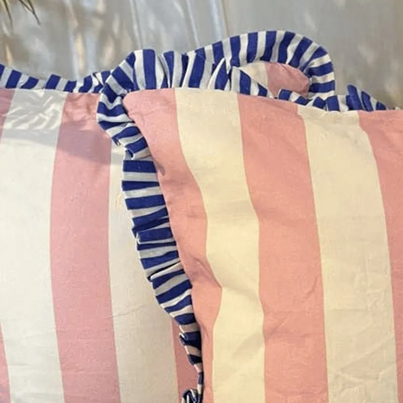 Stripe II Cushion Cover (Pink) - Set Of Three media 5