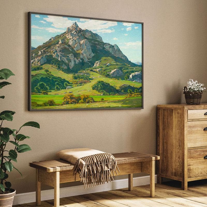 Where Nature's God Hath Wrought By William Wendt - Black Frame media 5