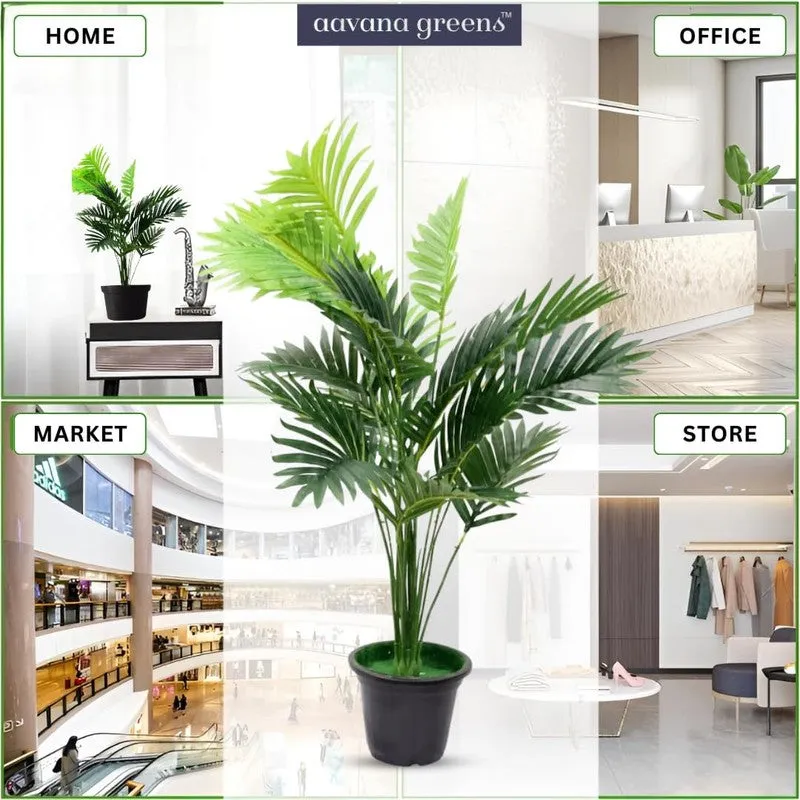 LuxeLeaf Faux Areca Plant - 2.5 Feet media 8