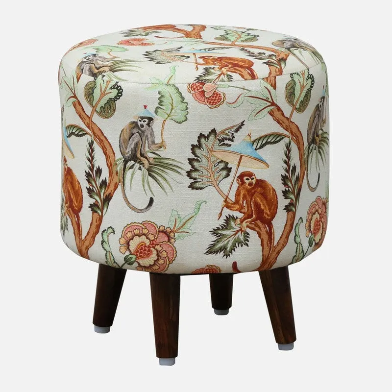 CozyCorner Sheesham Wood Ottomans & Pouffe -Multicolor media 3