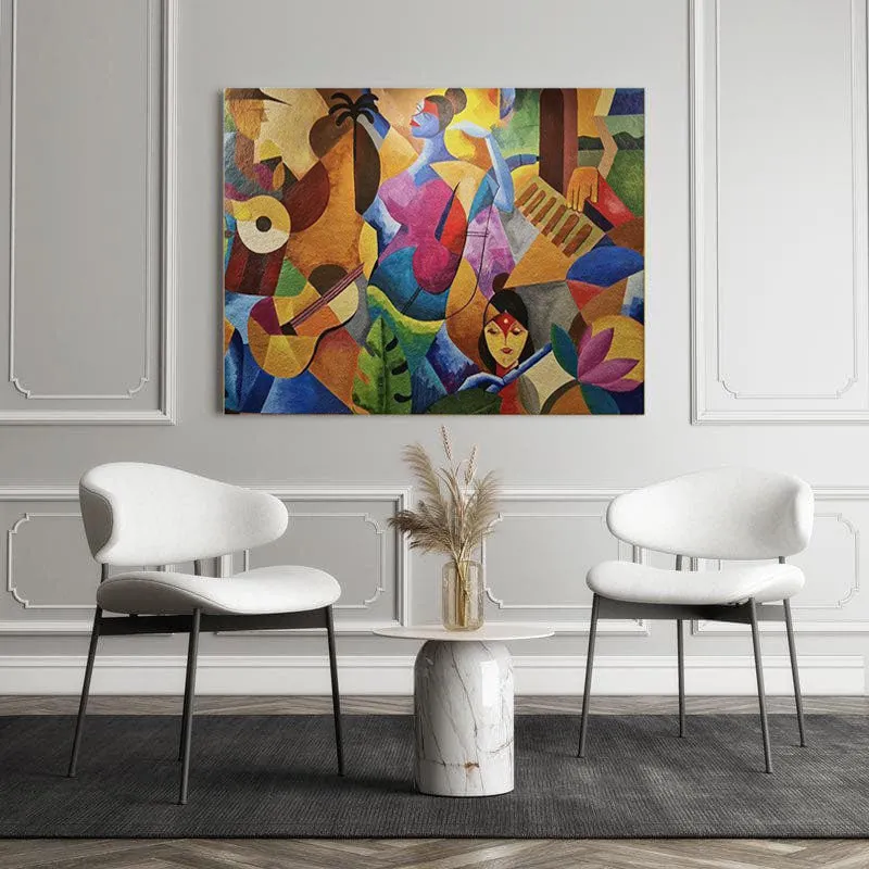 Grace Abstract Art Painting - Gallery Wrap media 5