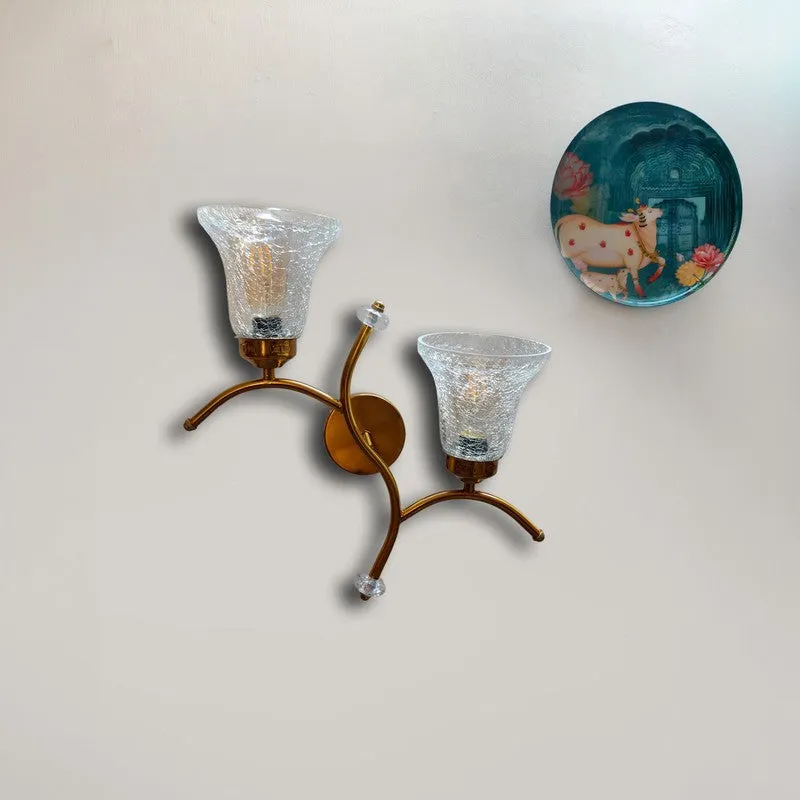 Aurelia Glow Twin Glass Wall Lamp - Transparent media 3