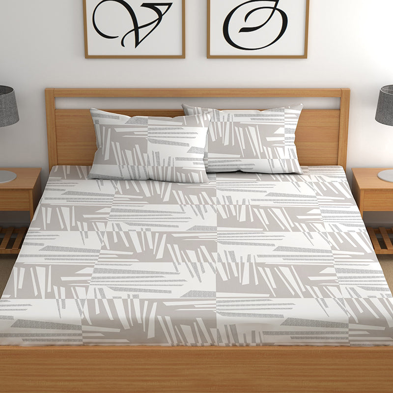 Fragmenta II Microfiber Microfiber Bedsheet - 150 GSM media 5