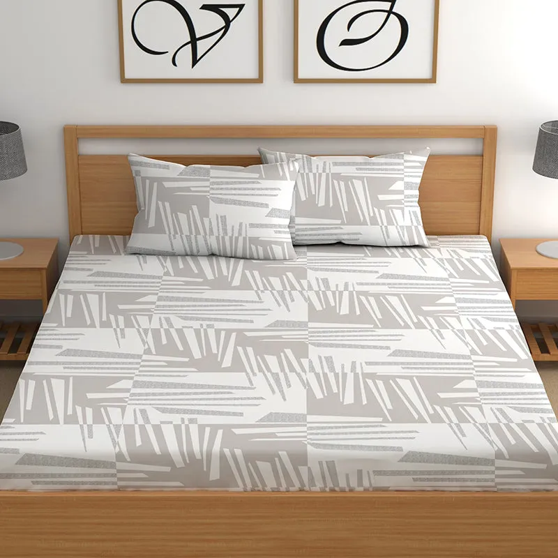 Fragmenta II Microfiber Microfiber Bedsheet - 150 GSM media 5