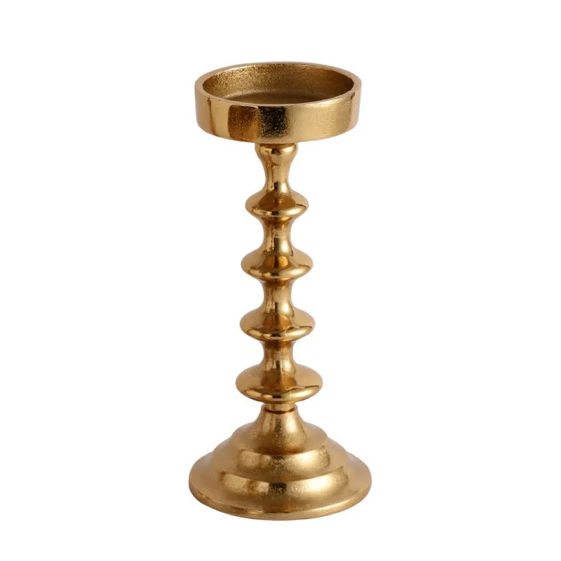 Classic Column Candle Holder - Gold media 4