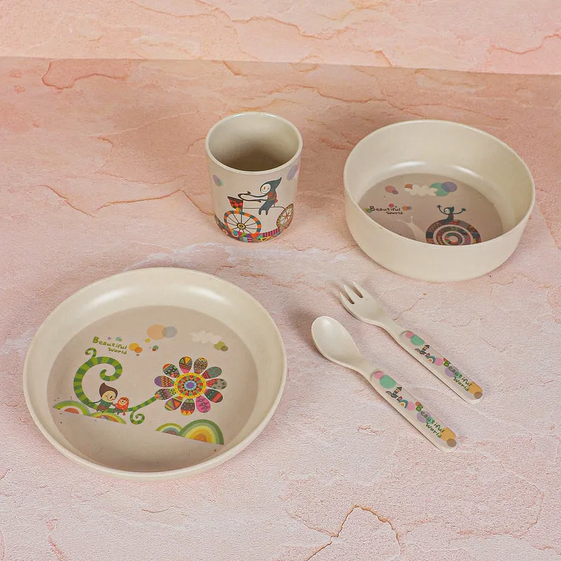Migica World Kids Dinner Set - Five Piece Set media 4