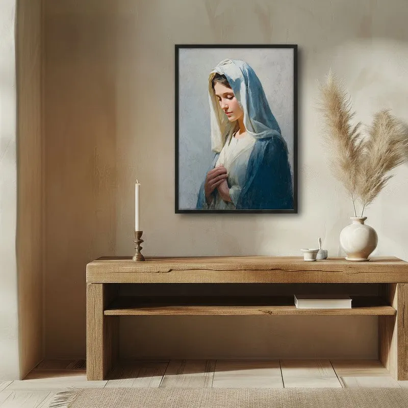 Grace in Devotion II Archival Paper Wall Painting With Black Frame media 1