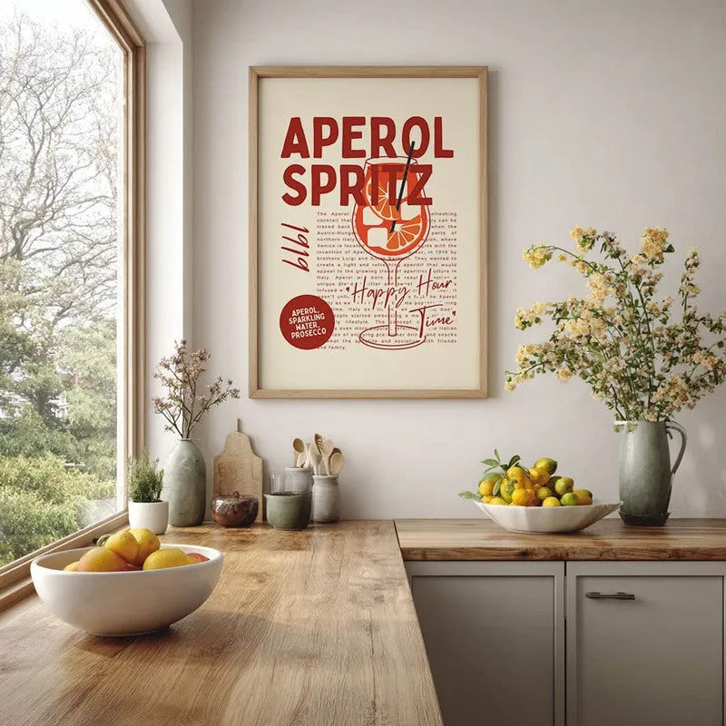 Whisk Words Archival Canvas Wall Art - Brown media 6
