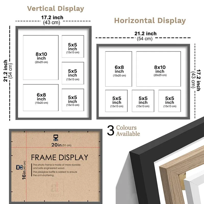Eterna Collage Photo Frame - White media 5