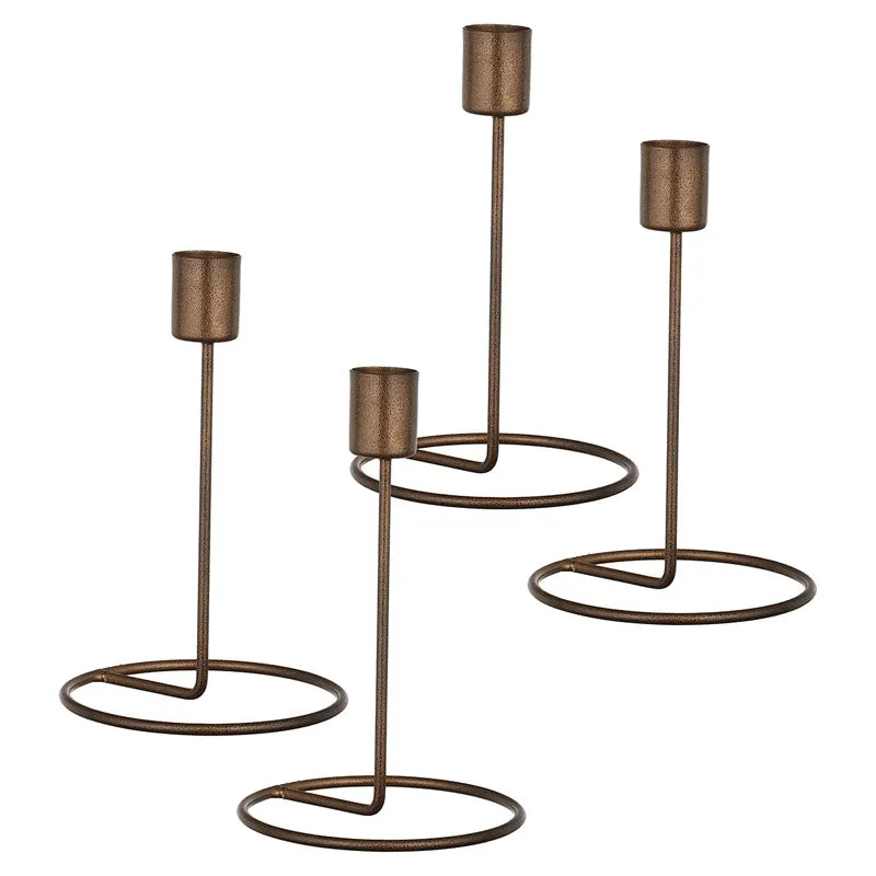 Baia Tealight Candle Holder (Copper) - Set of Four media 3