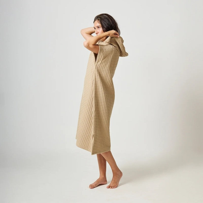 DewWrap Coton Bath Robe - Brown media 4