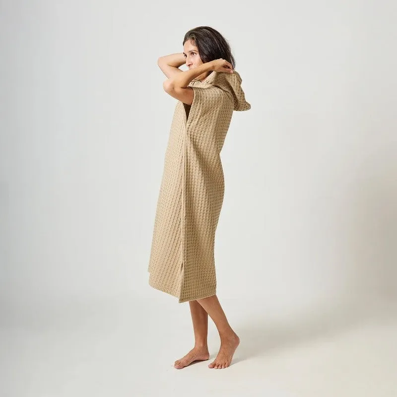 DewWrap Cotton Bath Robe - Brown media 4