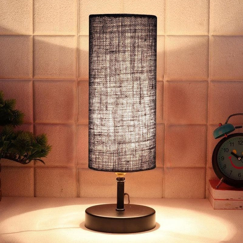Mini Magic Jute Table Lamp - Blue,Black media 3