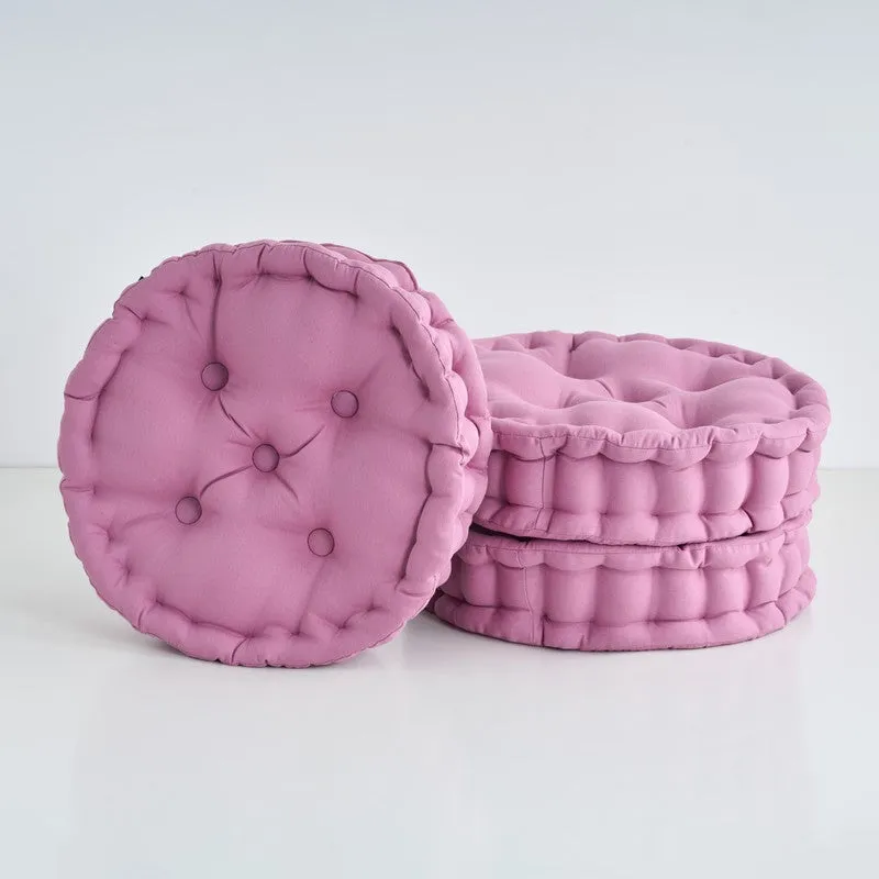 Aidan Floor Cushion (Lilac Purple) - Set Of Three media 1