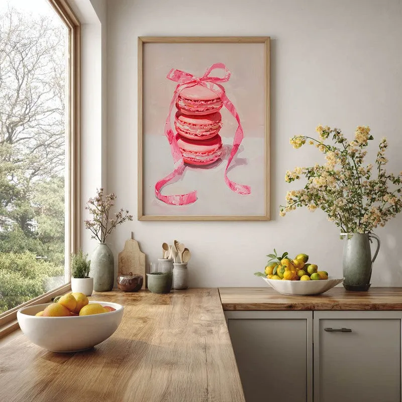 Macaron Magic Archival Canvas Wall Art - Brown media 5