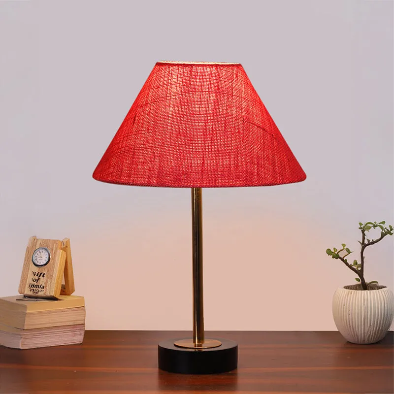 Sienna II Rodin Wooden Table Lamp - Pink,Gold,Black media 2