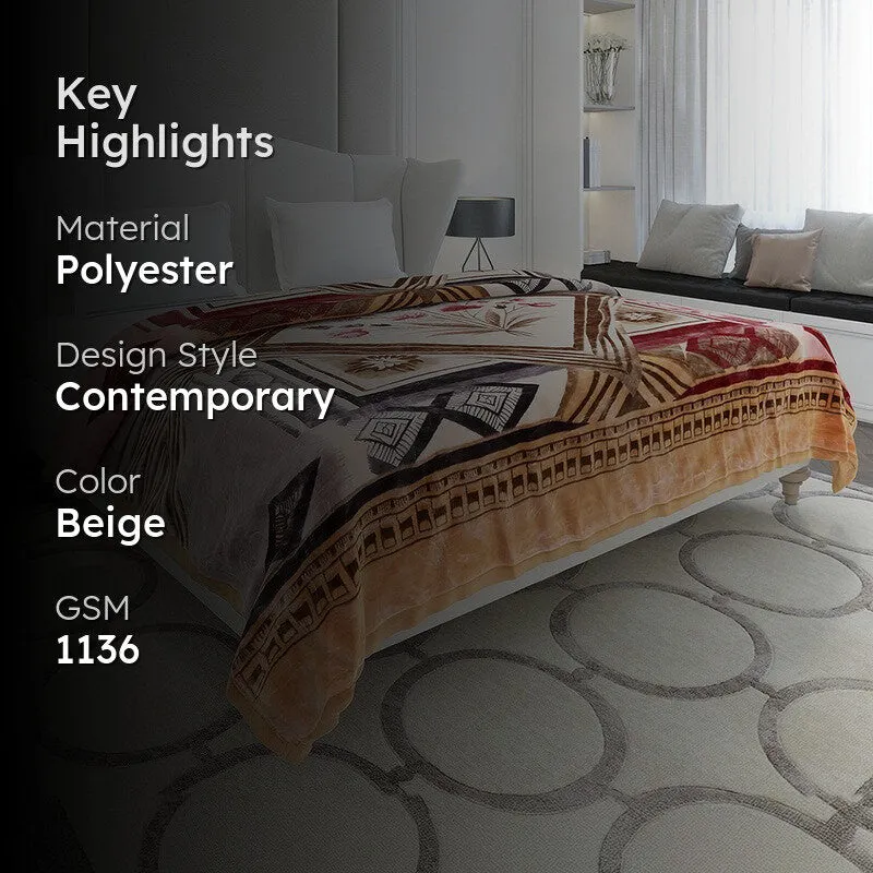 Monte Carlo Majestic Mosaic Blanket - 1136 GSM media 2