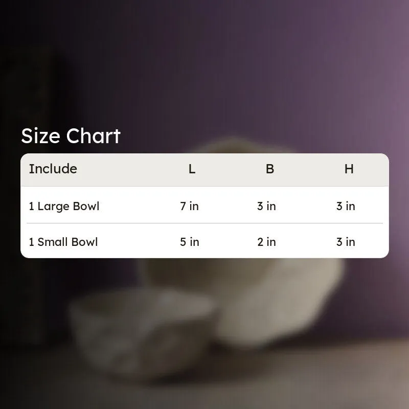 Noemi Ceramic Snack Bowl (White/300 mL/200 mL) - Set Of Two media 6